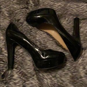 Patent leather heels